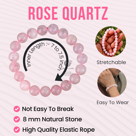 Rose Quartz Bracelets