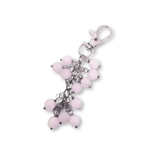 Rose Quartz Keychain
